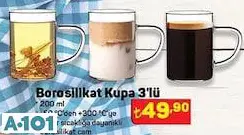 BOROSİLİKAT KUPA BOROSİLİKAT KUPA